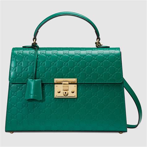 gucci padlock signature shoulder bag green|gucci padlock small shoulder bag.